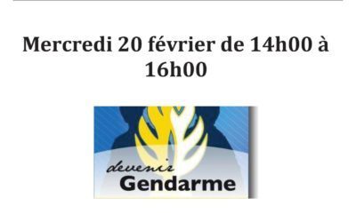 Animation de la gendarmerie au CIO Sarthe Sud